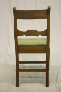 Antique Dining Chair Georgian Country 19c Inlaid Mahogany Solid