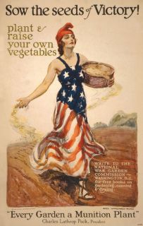   VICTORY GARDEN HOME FRONT JAMES MONTGOMERY FLAGG POSTER PRINT 835