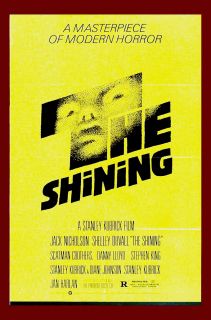 Shining Kubrick Horror Orig 1sheet Poster