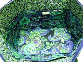 Vera Bradley Blue Rhapsody Floral Miller Handbag Tote Purse Carry on