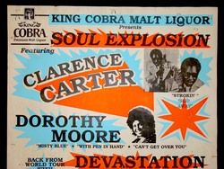  NORTHERN SOUL Tampa Concert Poster CLARENCE CARTER Dorothy Moore