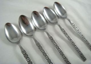 Ekco Eterna Montalo Stainless Steel Flatware Table Spoon Butter Knife