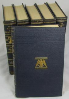 The March of Democracy by J T Adams 6 Vol Set 1949