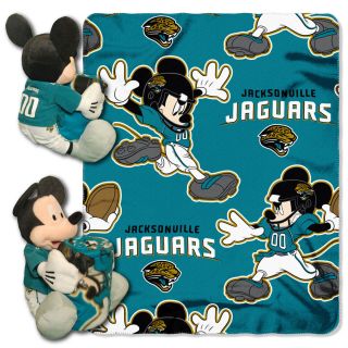 Jacksonville Jaguars NFL Disney Mickey Mouse Plush Hugger w Fleece