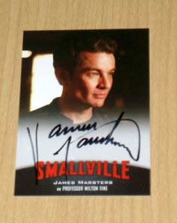  Smallville on Card Autograph James Marsters as Milton Fine A13