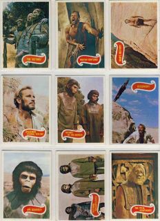 1969 Planet of The Apes Topps Original Movie Card Set