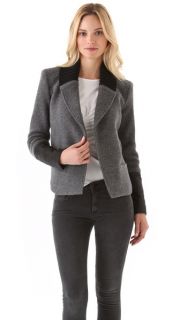 Theory Ponette Jacket with Leather