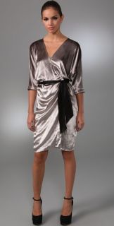 Diane von Furstenberg Grano Velvet Wrap Dress