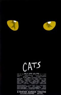 Original Broadway Cast Poster ~CATS~ Terrence V. Mann & Betty Buckley