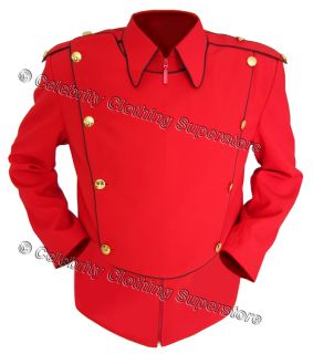   Pics/michael jackson military jackets/Michael jackson red jacket