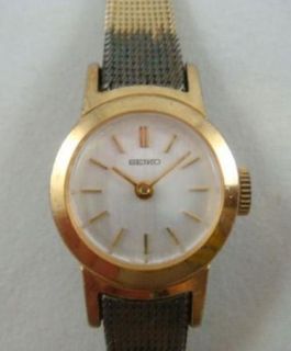 Vintage Womens Seiko 17 Jewel Ladies Wrist Watch 1100 6430 R
