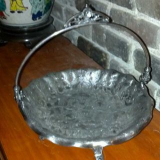 James w Tufts Silverplated Footed Basket