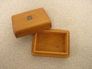 James Avery Wood Wooden Jewelry Box