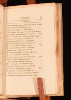 1813 The Seasons James Thomson Poetry