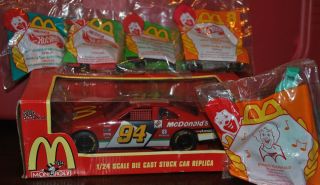 NASCAR Monopoly McDonalds Hot Wheels Ronald McDonald Dark Rider