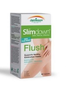 Jamieson Slimdown Flush Weight Loss Cleanse 42 Capsules Slim Weight