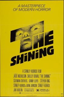 The Shining Original Movie Poster U s 1sh 1980