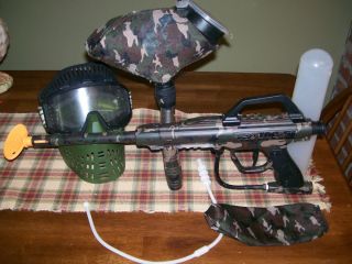 Tac 5 Recon Paintball Gun and Supplies