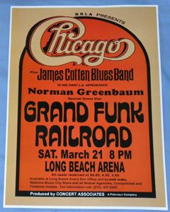 performers chicago james cotton blues band norman greenbaum grand funk