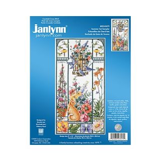 Janlynn Summer Cat Sampler Counted Cross Stitch 023 0579