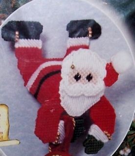 Janlynn Plastic Canvas Kit Christmas Santa Stocking Holder NIP