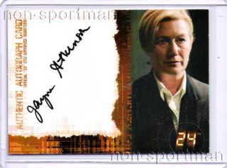 24 Twenty Four Season 5 Jayne Atkinson Autograph
