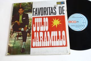 Julio Jaramillo Favoritas Blanco Mexico LP Eco Unusual Mexican Press