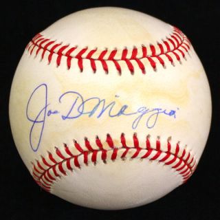 Joe DiMaggio Signed Autograph OAL Baseball Ball JSA