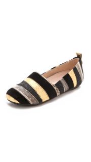 House of Harlow 1960 Kail Exotic Stripe Flats