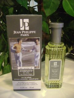 New Men Cologne Fragrance Jean Philippe not Eternity 2 5oz Toilette