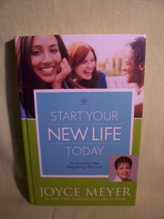 Start Your New Life Today Joyce Meyer Hardcover Book Christian Author