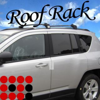 Jeep Compass 11 13 Utility Roof Rack Aluminum Cross Bars Top Luggage
