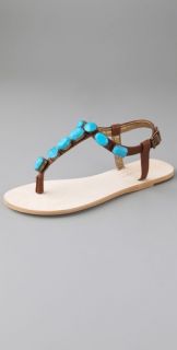 Twelfth St. by Cynthia Vincent Jewel Thong Sandals