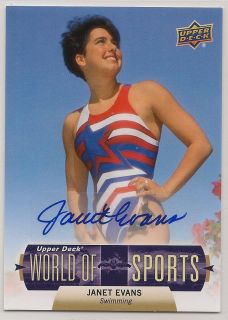 2011 World of Sports Janet Evans 296 Swimming Auto