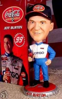 NASCAR Jeff Burton 99 Citgo Coca Cola Tall Bobble Head
