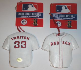 Boston Red Sox Jason Varitek Jersey Christmas Ornament