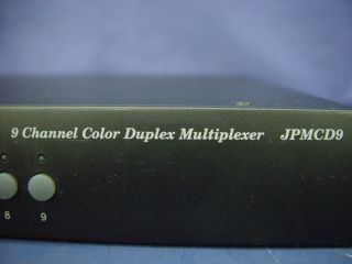Javelin 9 Channel Color Duplex Multiplexer JPMCD9
