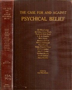 RARE 1927 Conan Doyle Harry Houdini on Occult Psychic Beliefs