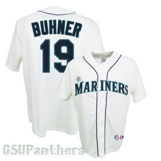 Jay Buhner Seattle Mariners Home Sewn Replica Jersey Size M 2XL