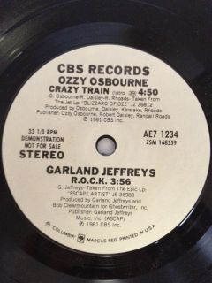 Ozzy Osbourne Hawks Garland Jeffreys Judas Priest Demo Vinyl Record