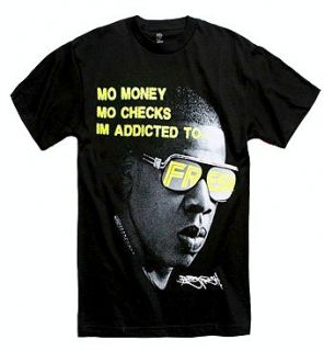 Bobby Fresh Jay Z Im Addicted Black T Shirt Free Studs Small Kanye All