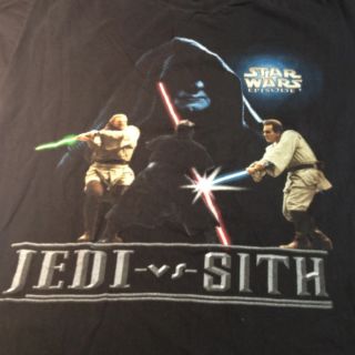 Star Wars Jedi vs Sith Darth Maul Episode 1 T Shirt Extra Large XL