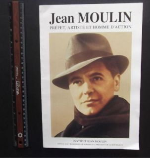Old French Resistance WW2 Jean Moulin Photo Book
