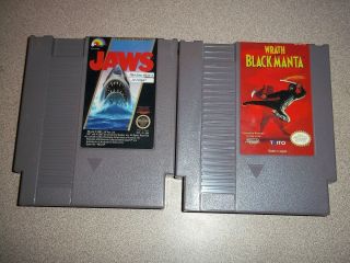 Jaws Wrath of The Black Manta NES Nintendo Game Lot
