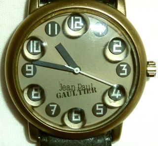 RARE Vintage Jean Paul Gaultier Mens Watch Made by Citizen Watch Co