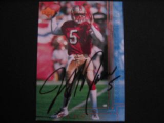Jeff Garcia Autographed Trading Card