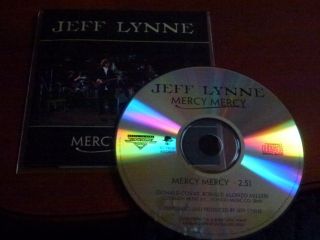 Jeff Lynne Mercy Mercy 1 Track Promo CD