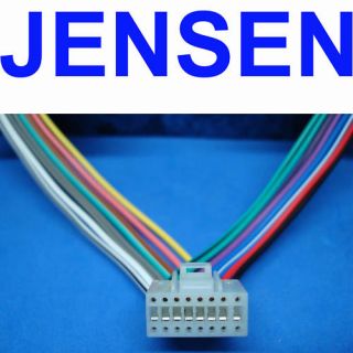 JENSEN RADIO WIRE HARNESS POWER PLUG VM9312HD VM9412 VM9512 JE16 01 US
