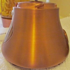 Jenn Air Attrezzi Blender Copper Metal Case Etched Coffee Jar w Box