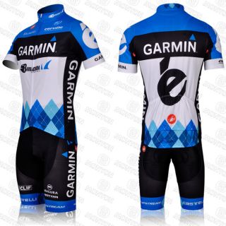 2012 Team Cycling Bicycle Suit Jersey+Shorts Bike Racing Clothing (S
